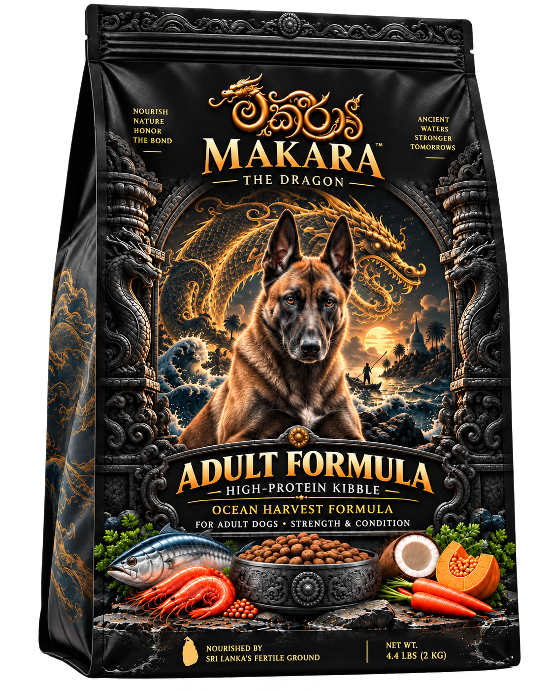Makara Adult Formula Ocean Harvest concept bag